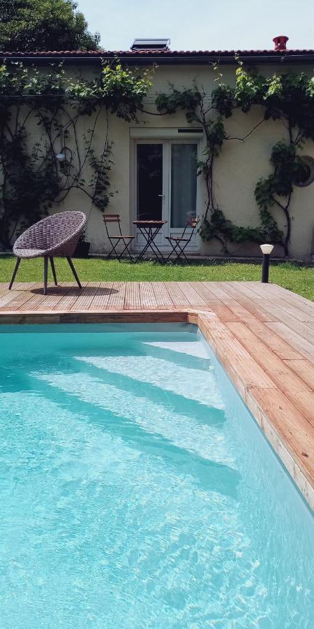 Merig'Home Chambre Bd Climatisee Dans Maison Avec Piscine Au Calme En Ville, Sdb & Toilettes Prives Ангулем Экстерьер фото